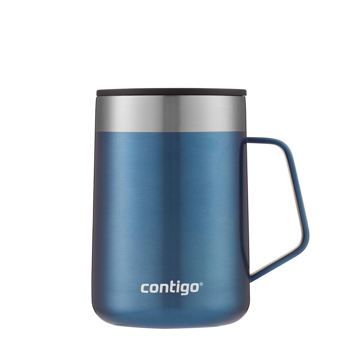 Contigo Streeterville Vakumlu Masa Kupası 420ml - Mavi