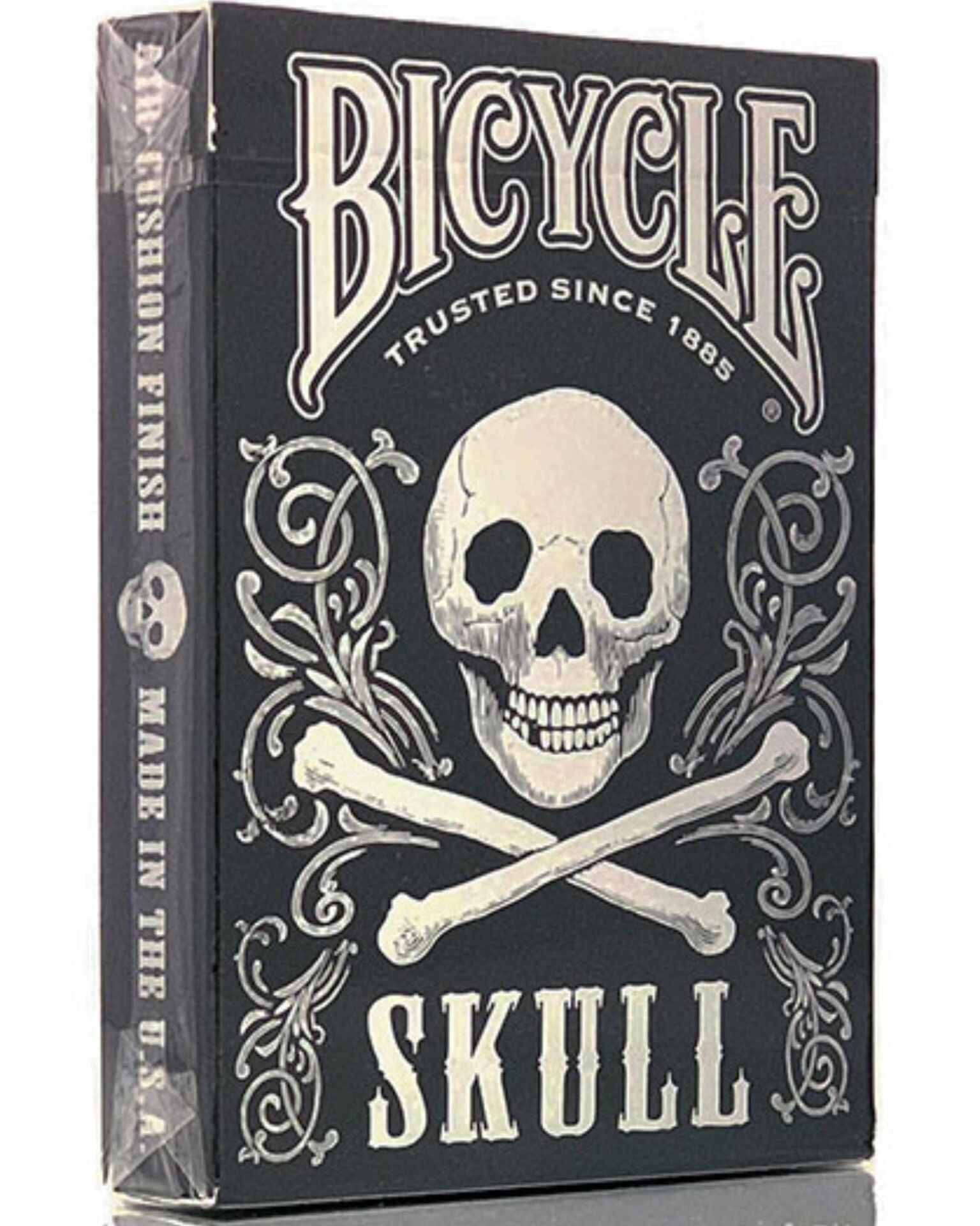 Bicycle Skull Metallic Silver Oyun İskambil Kartı