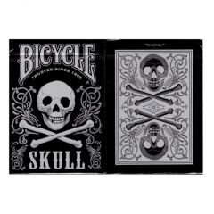 Bicycle Skull Metallic Silver Oyun İskambil Kartı