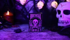 Bicycle Skull Metallic Silver Oyun İskambil Kartı