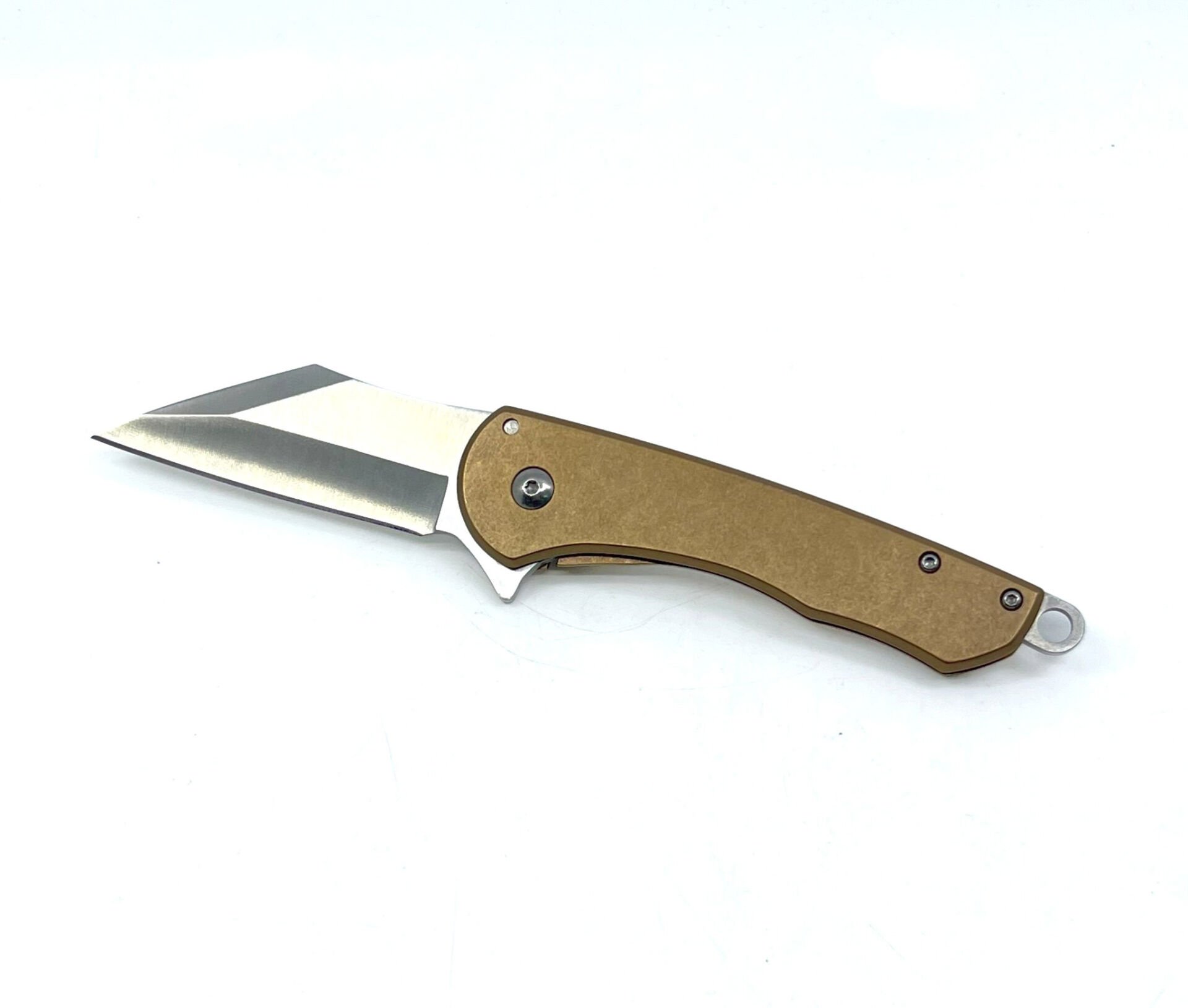 Metal Gövde Frame Lock Katlanır Çakı - Bakır