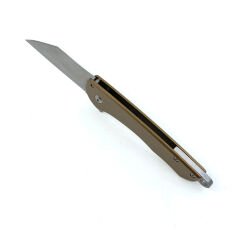 Metal Gövde Frame Lock Katlanır Çakı - Bakır