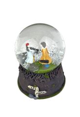 Kemancı Aşıklar Işıklı ve Müzikli Kar Küresi