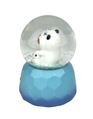 Sweet Love Panda Tulumlu Çocuk Işıklı ve Müzikli Kar Küresi