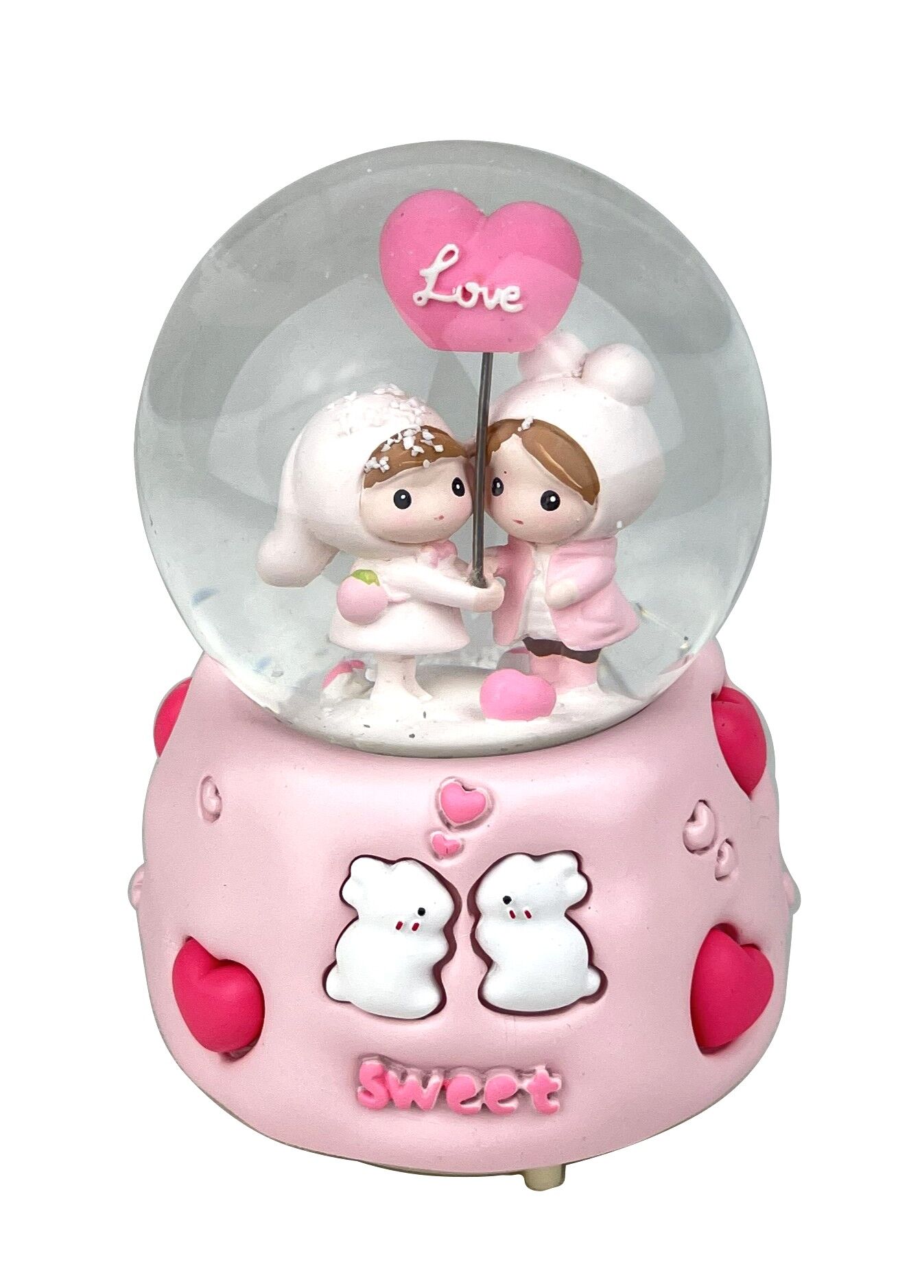 Sweet Love Işıklı ve Müzikli Kar Küresi