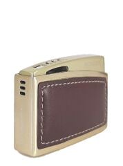 Gazlı Metal Çakmak Kahverengi Deri