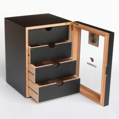 Cohiba Humidor / Dört Katlı Puro Saklama Kutusu