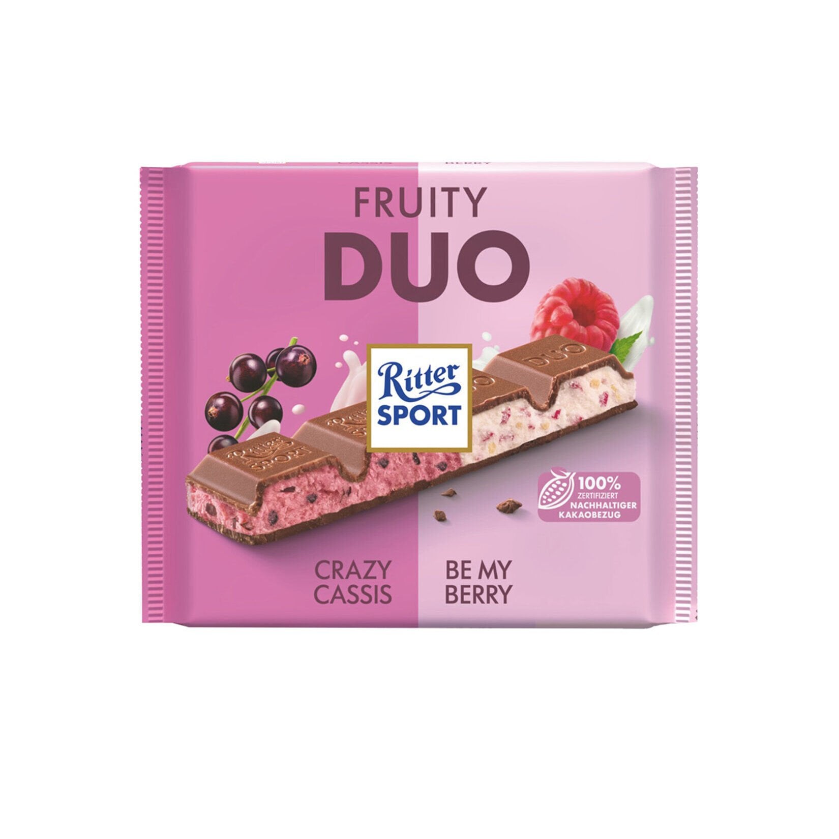 Ritter Sport Fruity Duo - Meyve Dolgulu Sütlü Çikolata 218 G