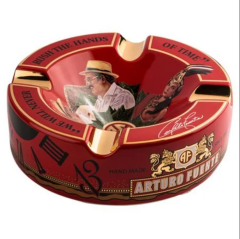 Arturo Fuente Hands Of Time Dörtlü Seramik Küllük - Kırmızı