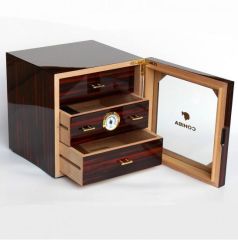 Cohiba Humidor / Üç Katlı Puro Saklama Kutusu