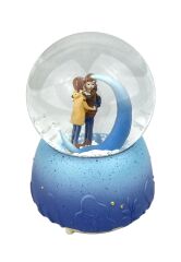 White Moon - Beyaz Ay Işıklı ve Müzikli Kar Küresi