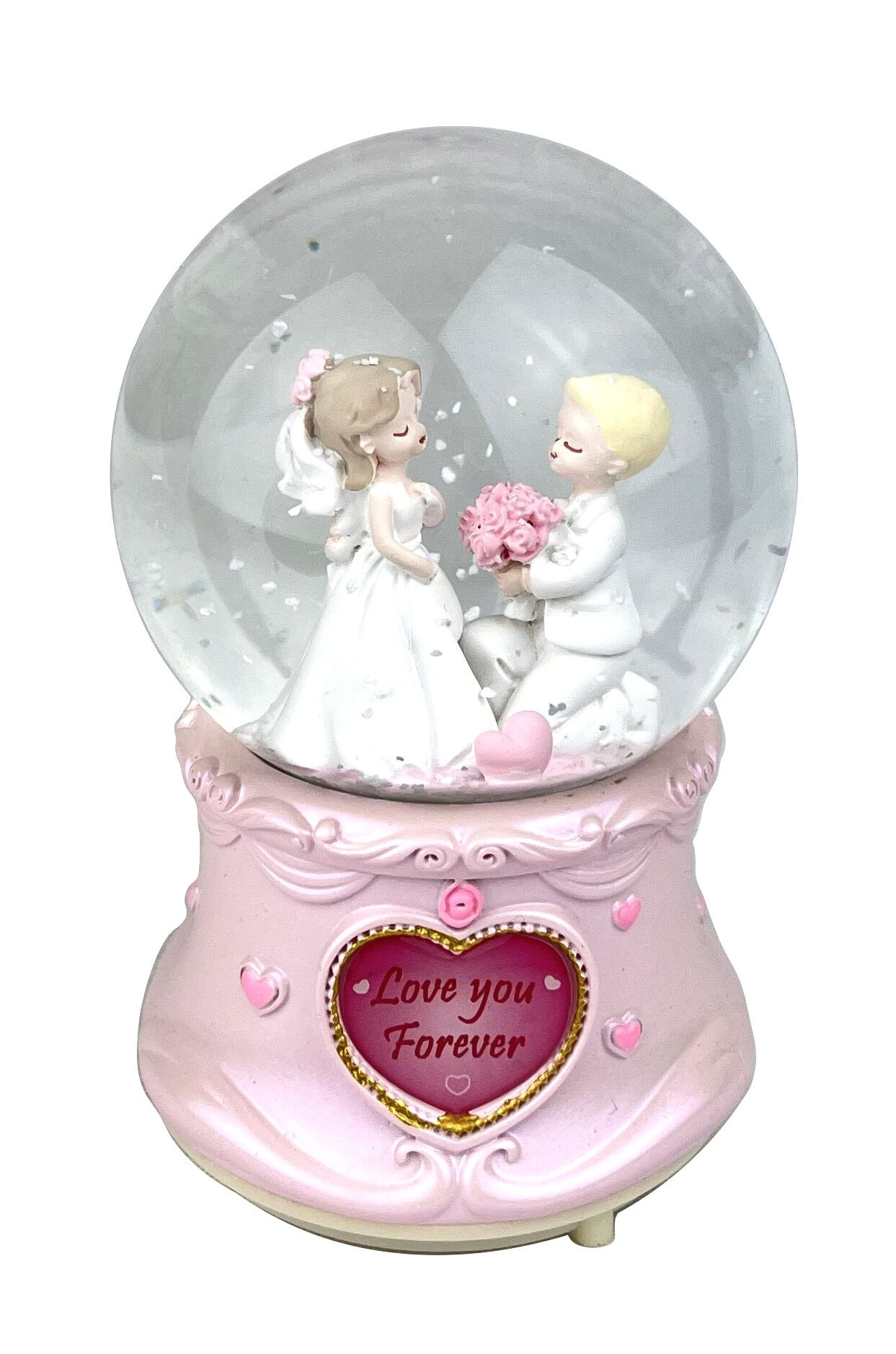 Love You Forever Işıklı ve Müzikli Kar Küresi