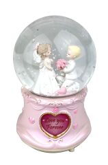 Love You Forever Işıklı ve Müzikli Kar Küresi
