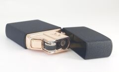 Metal Rock Black Çakmak Mum Alev + Tourch Alev