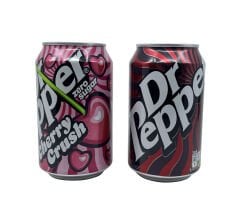 Dr Pepper Karışık + Kiraz Aromalı Gazlı İçecek 330 ML - Tadım Seti
