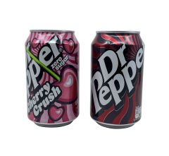 Dr Pepper Karışık + Kiraz Aromalı Gazlı İçecek 330 ML - Tadım Seti