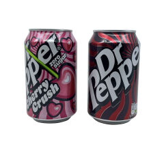 Dr Pepper Karışık + Kiraz Aromalı Gazlı İçecek 330 ML - Tadım Seti