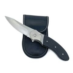 Flipper Mekanizmalı EDC Çakı - Siyah