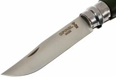 Opinel Inox No 8 Gürgen Saplı Paslanmaz Çelik Trekking Çakı - Haki