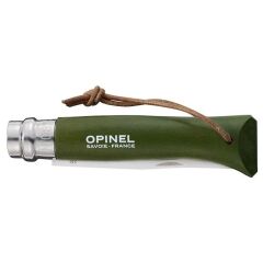 Opinel Inox No 8 Gürgen Saplı Paslanmaz Çelik Trekking Çakı - Haki