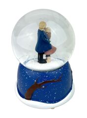 Warm Love Işıklı ve Müzikli Kar Küresi Model 1 - Lacivert