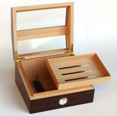 Parmida Humidor / İki Katlı Puro Saklama Kutusu