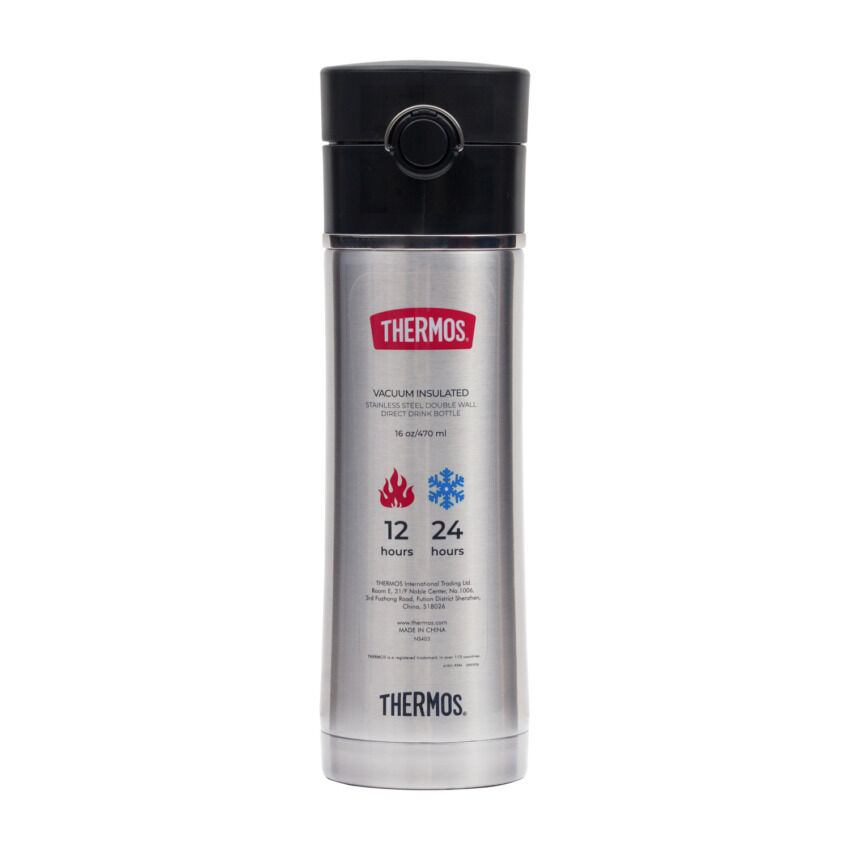 Thermos NS403BK Filter Çay Demleme Aparatlı Mug 0,47L - Siyah/Krom