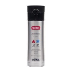 Thermos NS403BK Filter Çay Demleme Aparatlı Mug 0,47L - Siyah/Krom