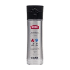 Thermos NS403BK Filter Çay Demleme Aparatlı Mug 0,47L - Siyah/Krom