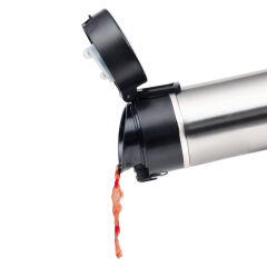Thermos NS403BK Filter Çay Demleme Aparatlı Mug 0,47L - Siyah/Krom