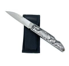 Deniz Canlıları Gravür İşlemeli Çakı