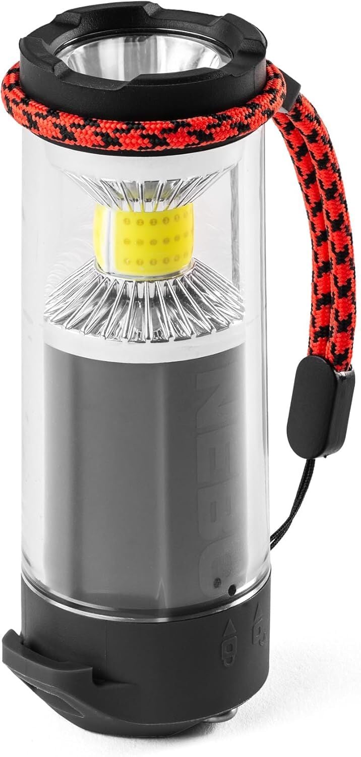 NEBO Galileo Tempest 350 Lümen - Su Dirençli Fener - 360° ARCUS LED Teknolojisi, Manyetik Taban ve Çoklu Aydınlatma Modları ile