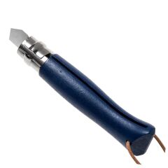 Opinel Inox No 8 Gürgen Saplı Paslanmaz Çelik Trekking Çakı - Mavi