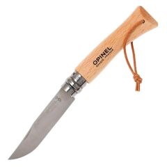 Opinel Inox No 7 Gürgen Saplı Paslanmaz Çelik Trekking Çakı - Naturel