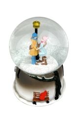 Kavuşan Çift Işıklı ve Müzikli Kar Küresi