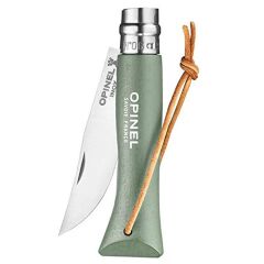 Opinel Inox No 6 Gürgen Saplı Paslanmaz Çelik Trekking Çakı - Yeşil