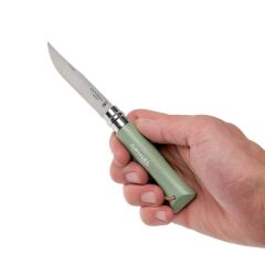 Opinel Inox No 6 Gürgen Saplı Paslanmaz Çelik Trekking Çakı - Yeşil
