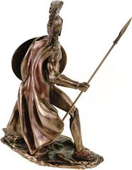 Mızrak ve Kalkanlı Leonidas Biblo 34 cm