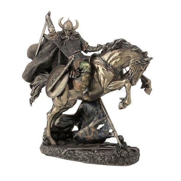 Atlı Viking Askeri Biblo