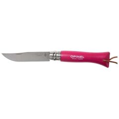 Opinel Inox No 6 Gürgen Saplı Paslanmaz Çelik Trekking Çakı - Fuşya