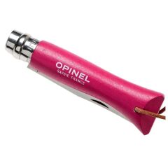 Opinel Inox No 6 Gürgen Saplı Paslanmaz Çelik Trekking Çakı - Fuşya