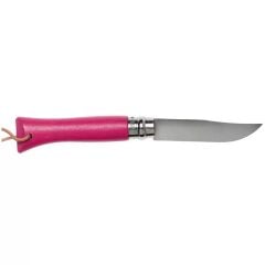 Opinel Inox No 6 Gürgen Saplı Paslanmaz Çelik Trekking Çakı - Fuşya