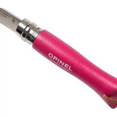 Opinel Inox No 6 Gürgen Saplı Paslanmaz Çelik Trekking Çakı - Fuşya