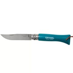 Opinel Inox No 6 Gürgen Saplı Paslanmaz Çelik Trekking Çakı - Turkuaz