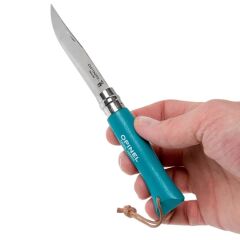 Opinel Inox No 6 Gürgen Saplı Paslanmaz Çelik Trekking Çakı - Turkuaz