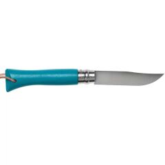 Opinel Inox No 6 Gürgen Saplı Paslanmaz Çelik Trekking Çakı - Turkuaz