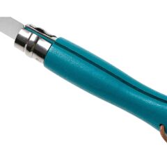 Opinel Inox No 6 Gürgen Saplı Paslanmaz Çelik Trekking Çakı - Turkuaz