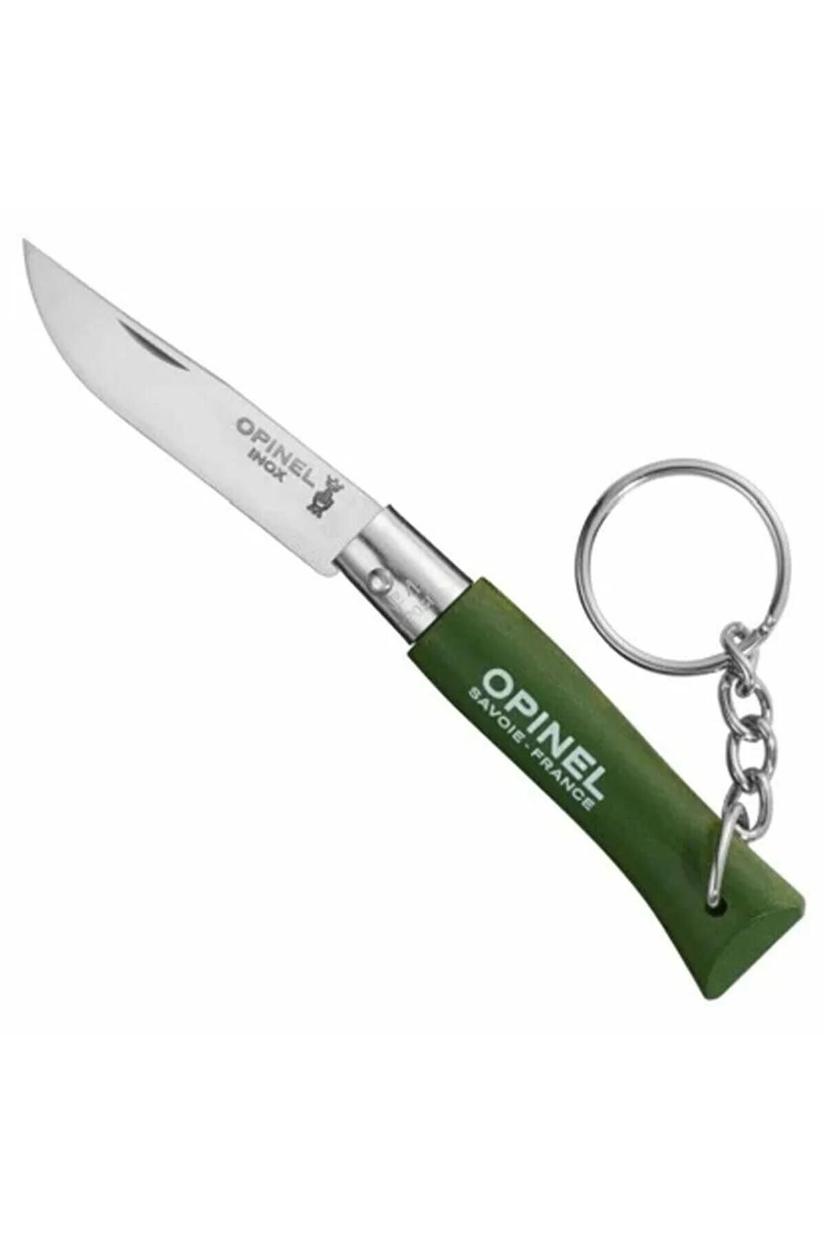 Opinel No 4 Anahtarlıklı Paslanmaz Çelik Çakı - Yeşil