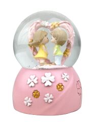 Lovely Couple Işıklı Kar Küresi