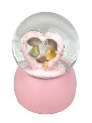 Lovely Couple Işıklı Kar Küresi